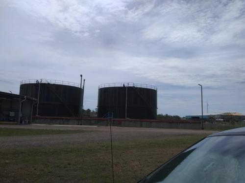 Successful cleaning of 2- 100,000 gallons bunker fuel tanks